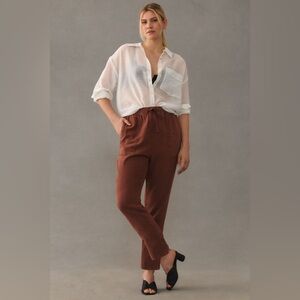 Pilcro Drawstring Linen Pants